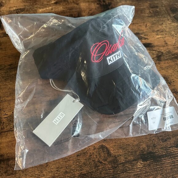 NEW Kith Osaka Bay Low Pinch Crown Cap in Black - SOLD OUT - Picture 2 of 11